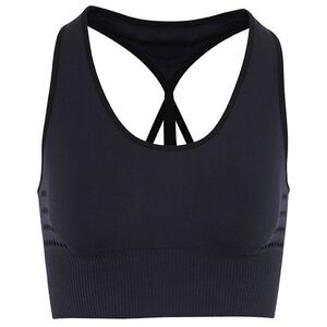 TriDri Womens/Ladies Seamless 3D Fit Multi Sport Reveal Sports Bra / Black